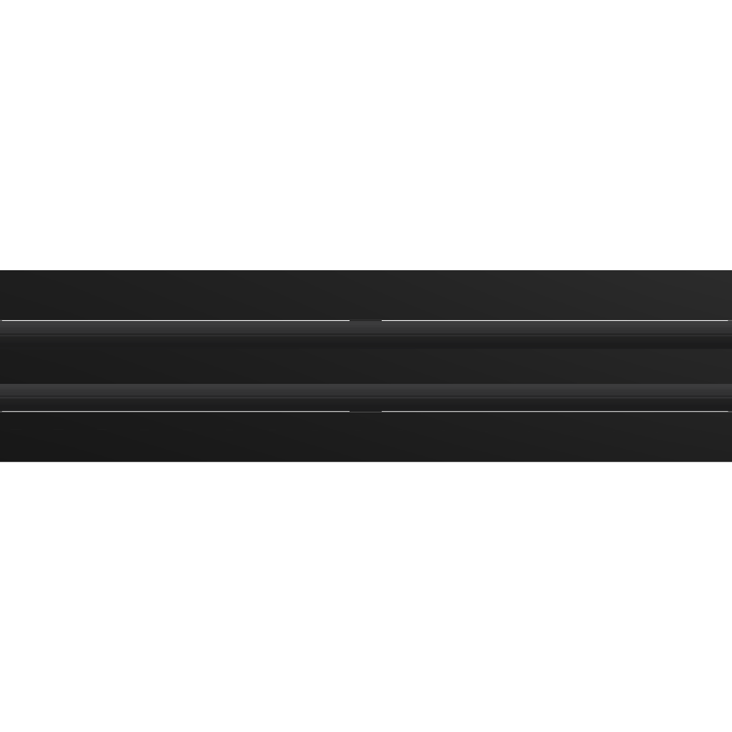 3D Model of 30x4 Modern Air Vent Cover Black - Standard Linear Slot Diffuser Black - Texas Buildmart