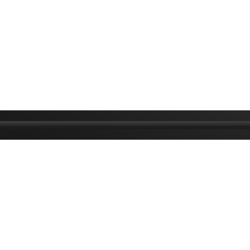 3D Model of 36 Inch 1 Slot Linear Air Vent Cover Black - Linear Diffuser Black - Texas Buildmart