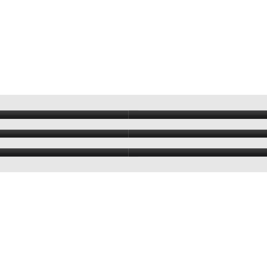3D Model of 36x6 Modern Air Vent Cover White - Standard Linear Slot Diffuser White - Texas Buildmart