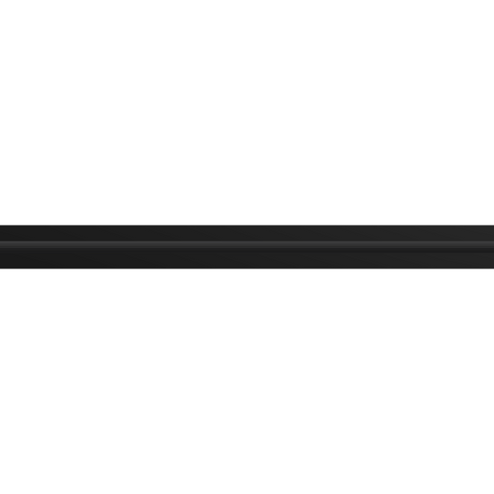 3D Model of 48 Inch 1 Slot Linear Air Vent Cover Black - Linear Diffuser Black - Texas Buildmart