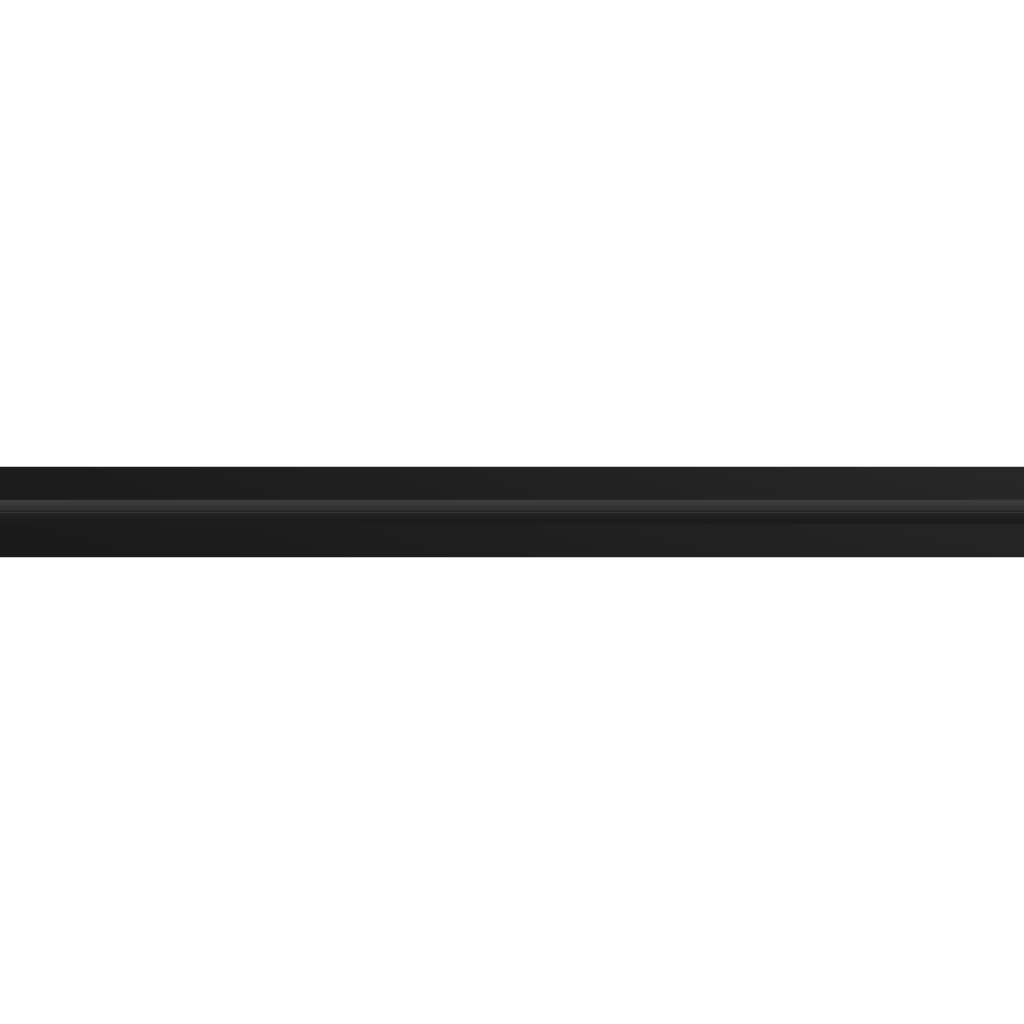 3D Model of 48 Inch 1 Slot Linear Air Vent Cover Black - Linear Diffuser Black - Texas Buildmart