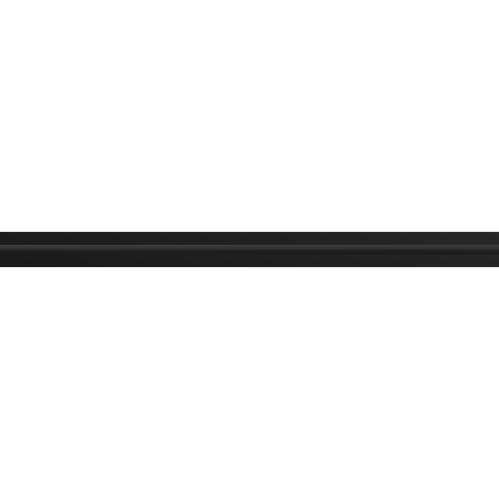 3D Model of 60 Inch 1 Slot Linear Air Vent Cover Black - Linear Diffuser Black - Texas Buildmart