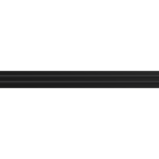 3D Model of 60 Inch 2 Slot Linear Air Vent Cover Black - Linear Diffuser Black - Texas Buildmart