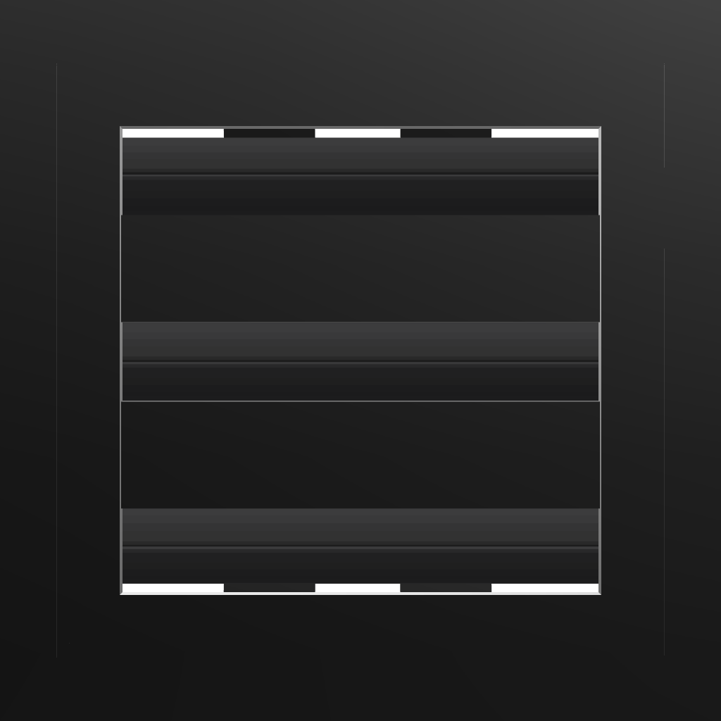 3D Model of 6x6 Modern Air Vent Cover Black - Standard Linear Slot Diffuser Black - Texas Buildmart