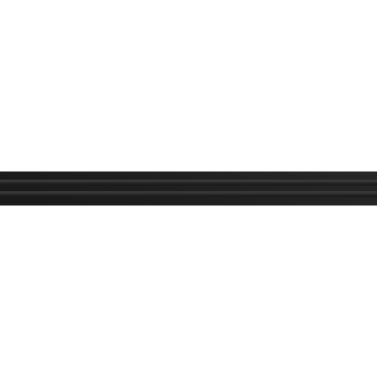3D Model of 72 Inch 2 Slot Linear Air Vent Cover Black - Linear Diffuser Black - Texas Buildmart