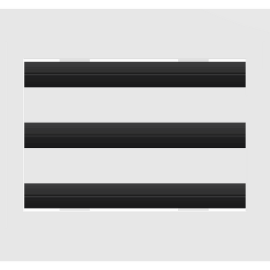 3D Model of 8x6 Modern Air Vent Cover White - Standard Linear Slot Diffuser White - Texas Buildmart