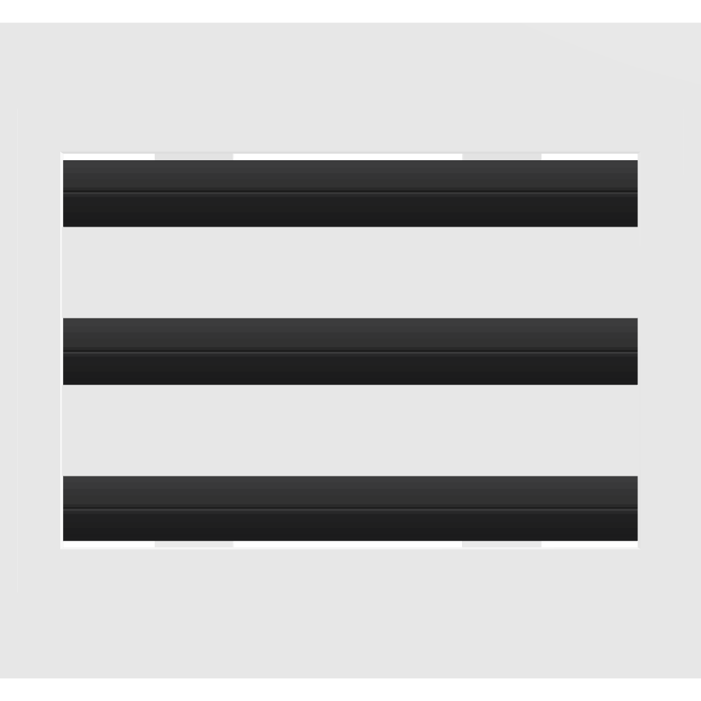3D Model of 8x6 Modern Air Vent Cover White - Standard Linear Slot Diffuser White - Texas Buildmart