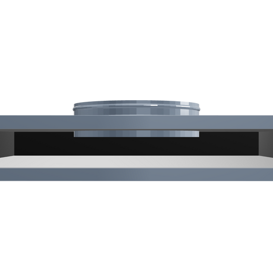 3D Model of 18 Inch 1 Slot Linear Slot Plenum Box - Linear Slot Diffuser Plenum - Texas Buildmart - AC Vent Covers - Linear Plenum Box