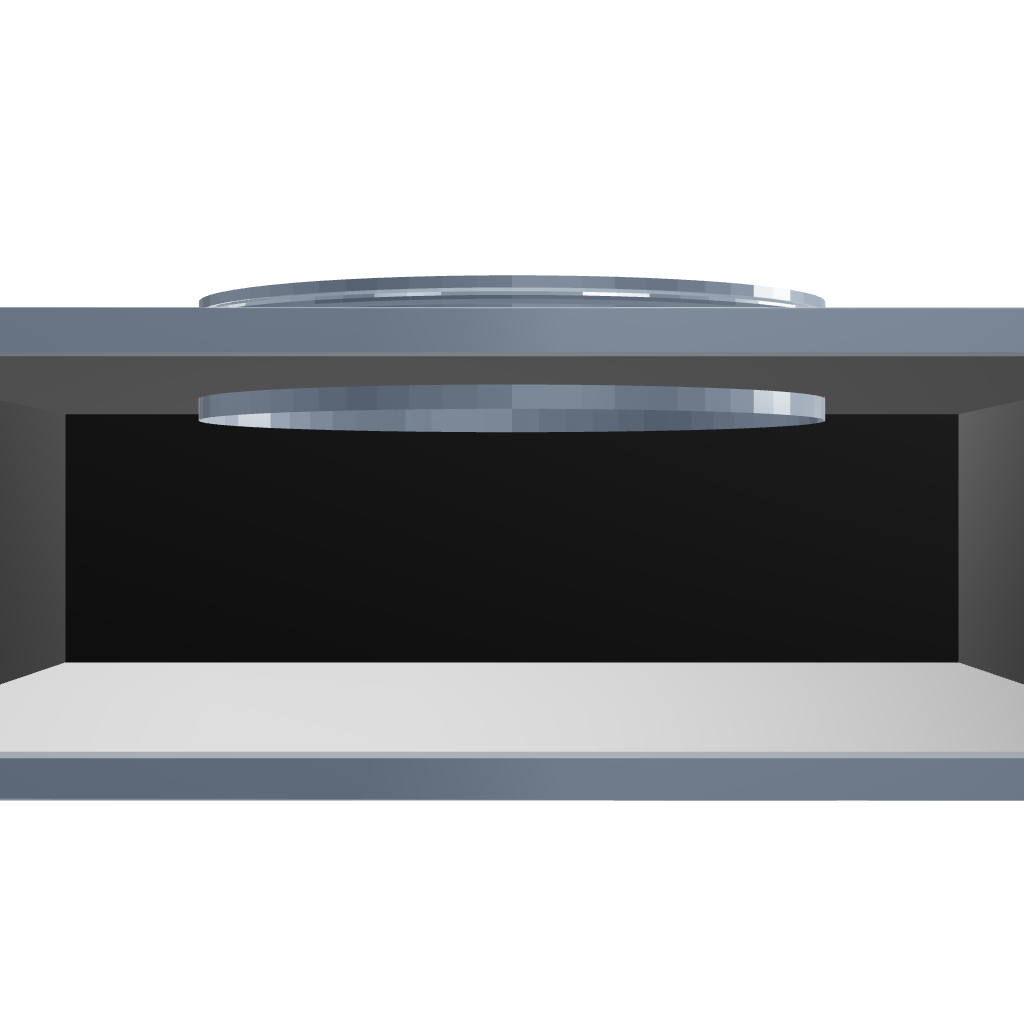 3D Model of 18 Inch 3 Slot Linear Slot Plenum Box - Linear Slot Diffuser Plenum - Texas Buildmart - AC Vent Covers - Linear Plenum Box