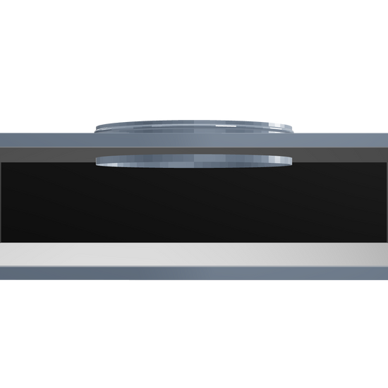 3D Model of 24 Inch 3 Slot Linear Slot Plenum Box - Linear Slot Diffuser Plenum - Texas Buildmart - AC Vent Covers - Linear Plenum Box
