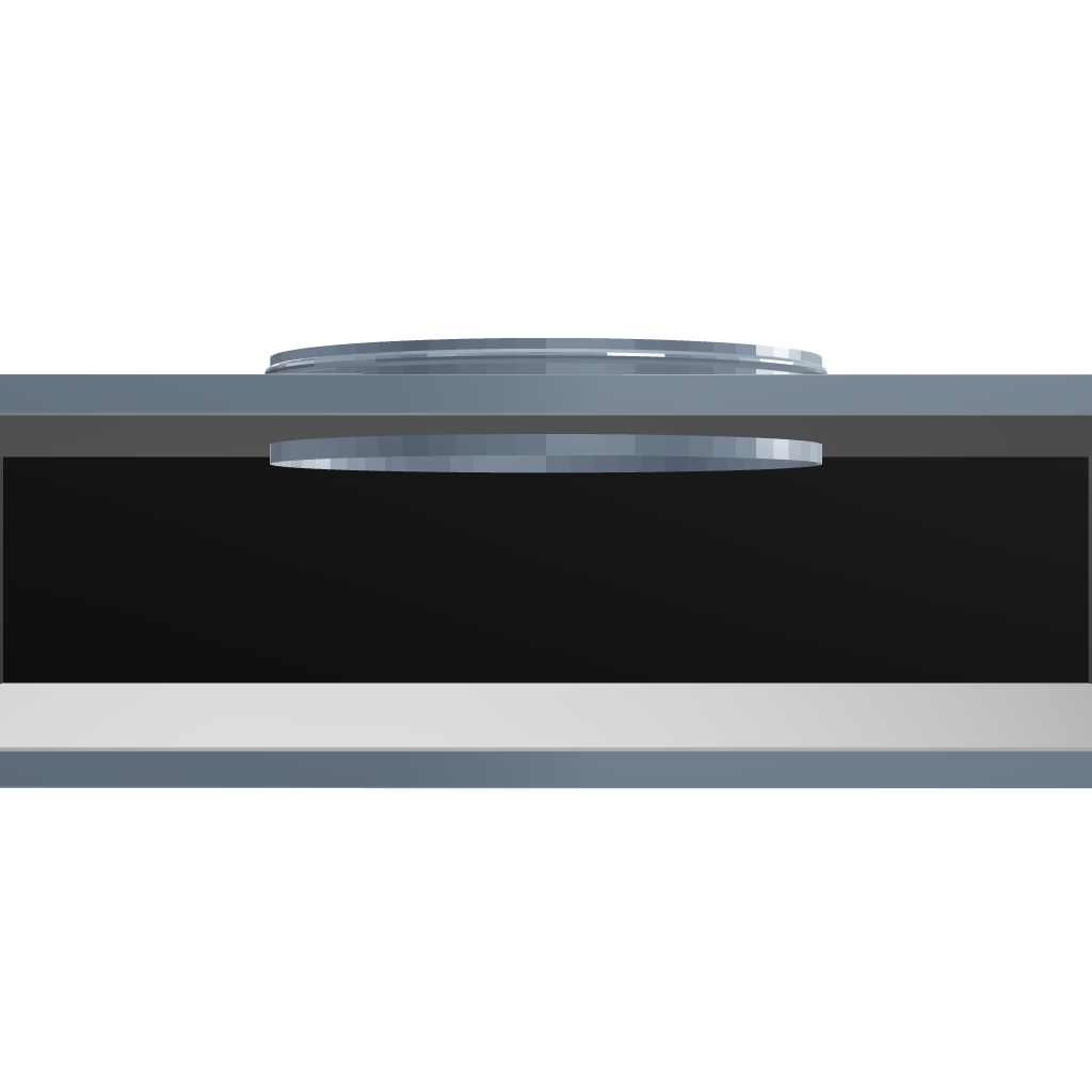 3D Model of 24 Inch 3 Slot Linear Slot Plenum Box - Linear Slot Diffuser Plenum - Texas Buildmart - AC Vent Covers - Linear Plenum Box
