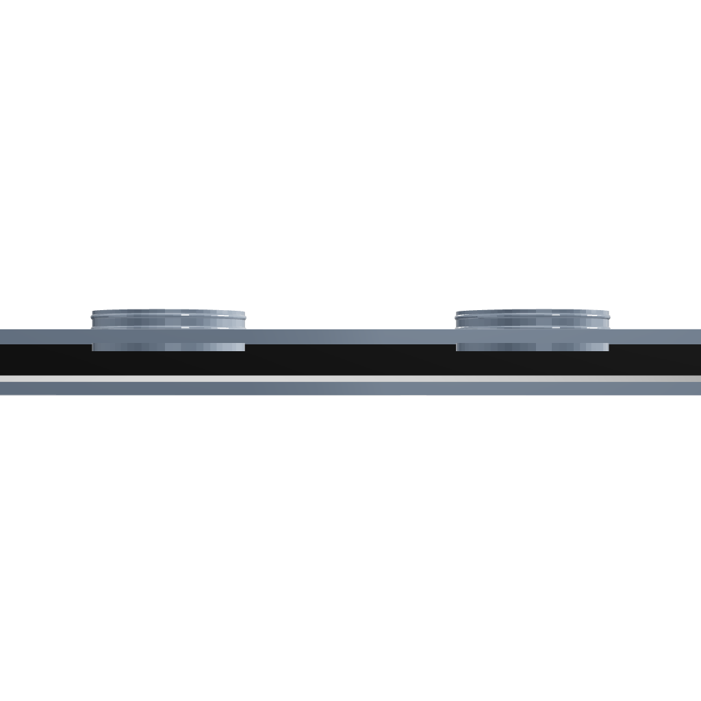 3D Model of 48 Inch 1 Slot Linear Slot Plenum Box - Linear Slot Diffuser Plenum - Texas Buildmart - AC Vent Covers - Linear Plenum Box