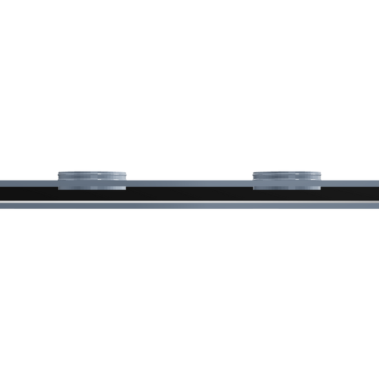 3D Model of 60 Inch 1 Slot Linear Slot Plenum Box - Linear Slot Diffuser Plenum - Texas Buildmart - AC Vent Covers - Linear Plenum Box
