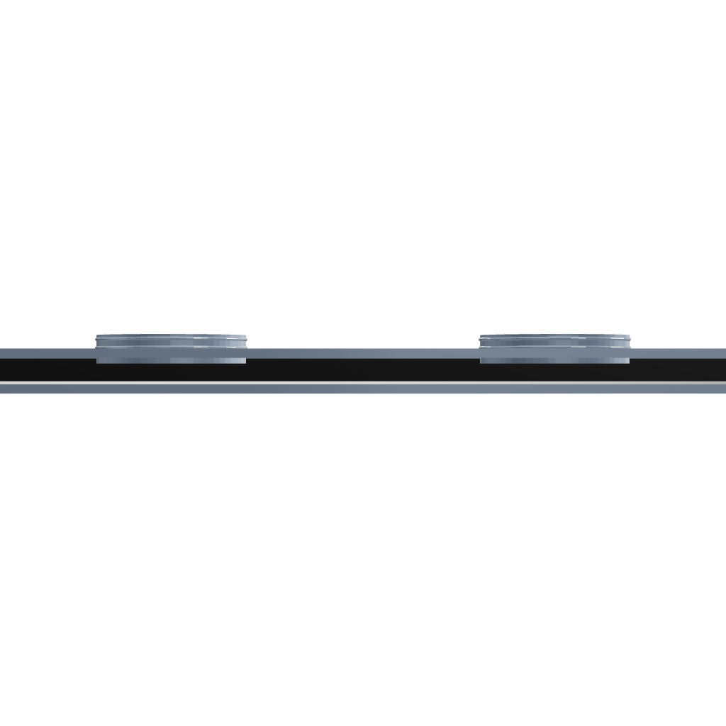 3D Model of 72 Inch 1 Slot Linear Slot Plenum Box - Linear Slot Diffuser Plenum - Texas Buildmart - AC Vent Covers - Linear Plenum Box