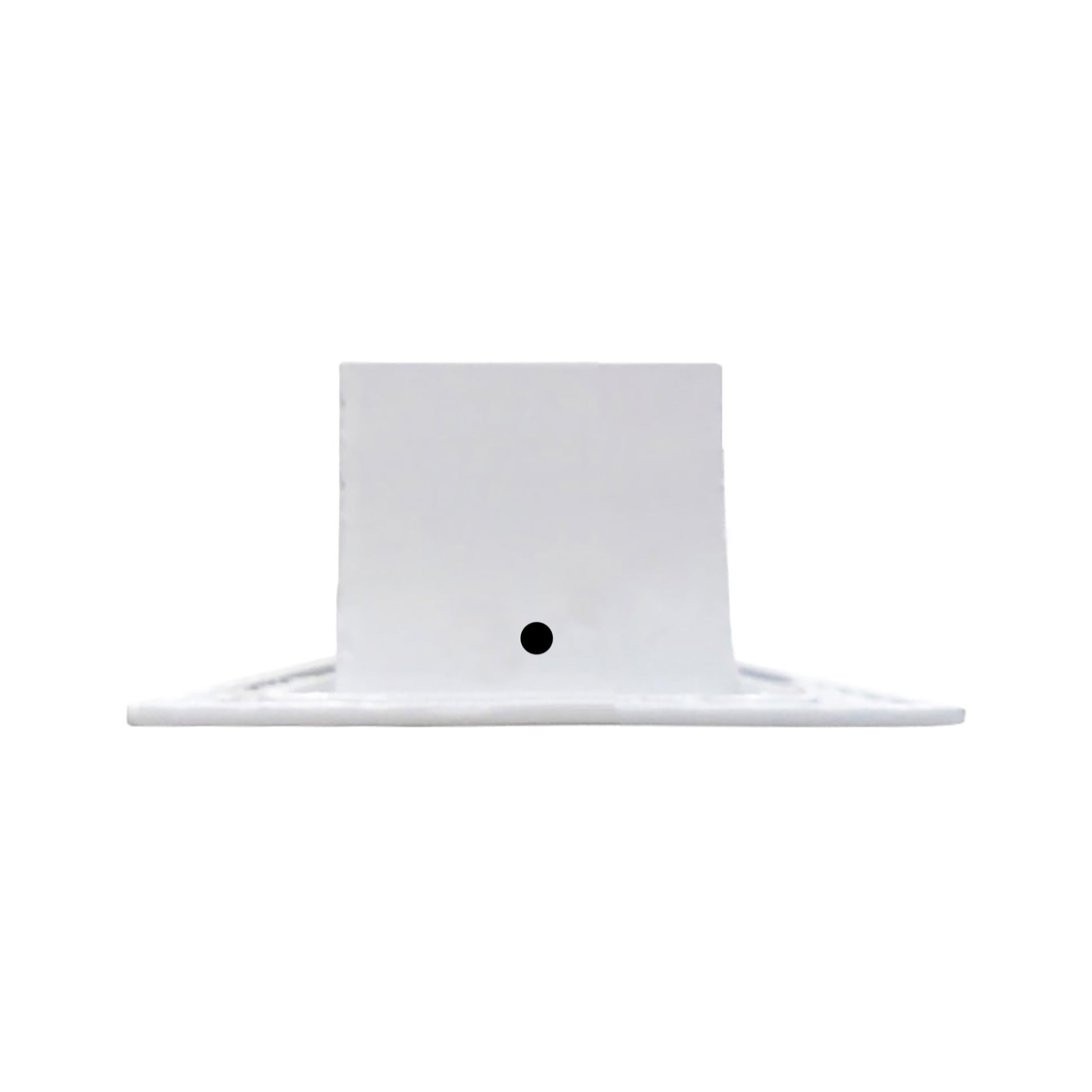 Side of 72 Inch 1 slot Linear Air Vent Cover White - 72 Inch 1 slot Linear Diffuser White - Texas Buildmart