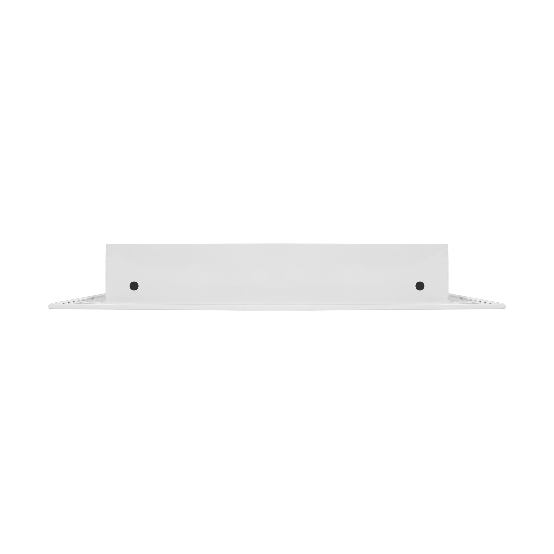 Side of 36x10 Modern Air Vent Cover White - 36x10 Standard Linear Slot Diffuser White - Texas Buildmart