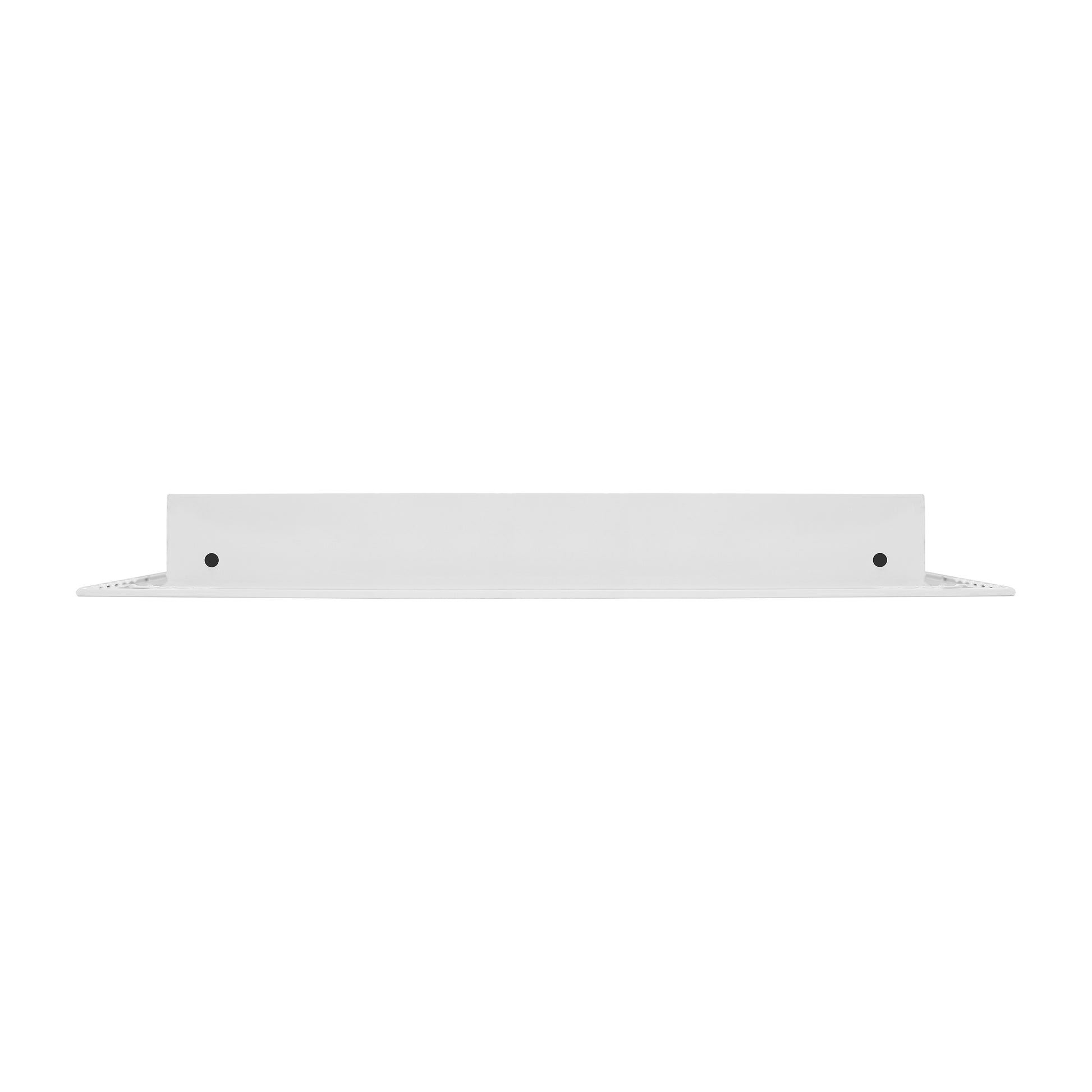 Side of 36x14 Modern Air Vent Cover White - 36x14 Standard Linear Slot Diffuser White - Texas Buildmart