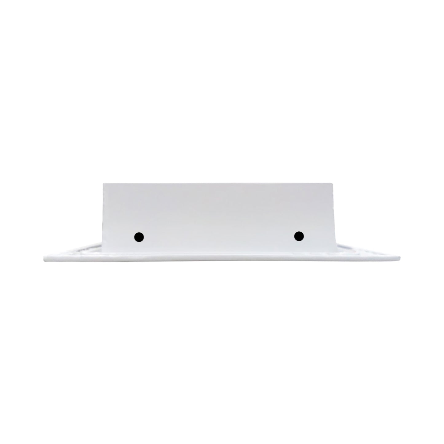 Side of 12 Inch 3 slot Linear Air Vent Cover White - 12 Inch 3 slot Linear Diffuser White - Texas Buildmart