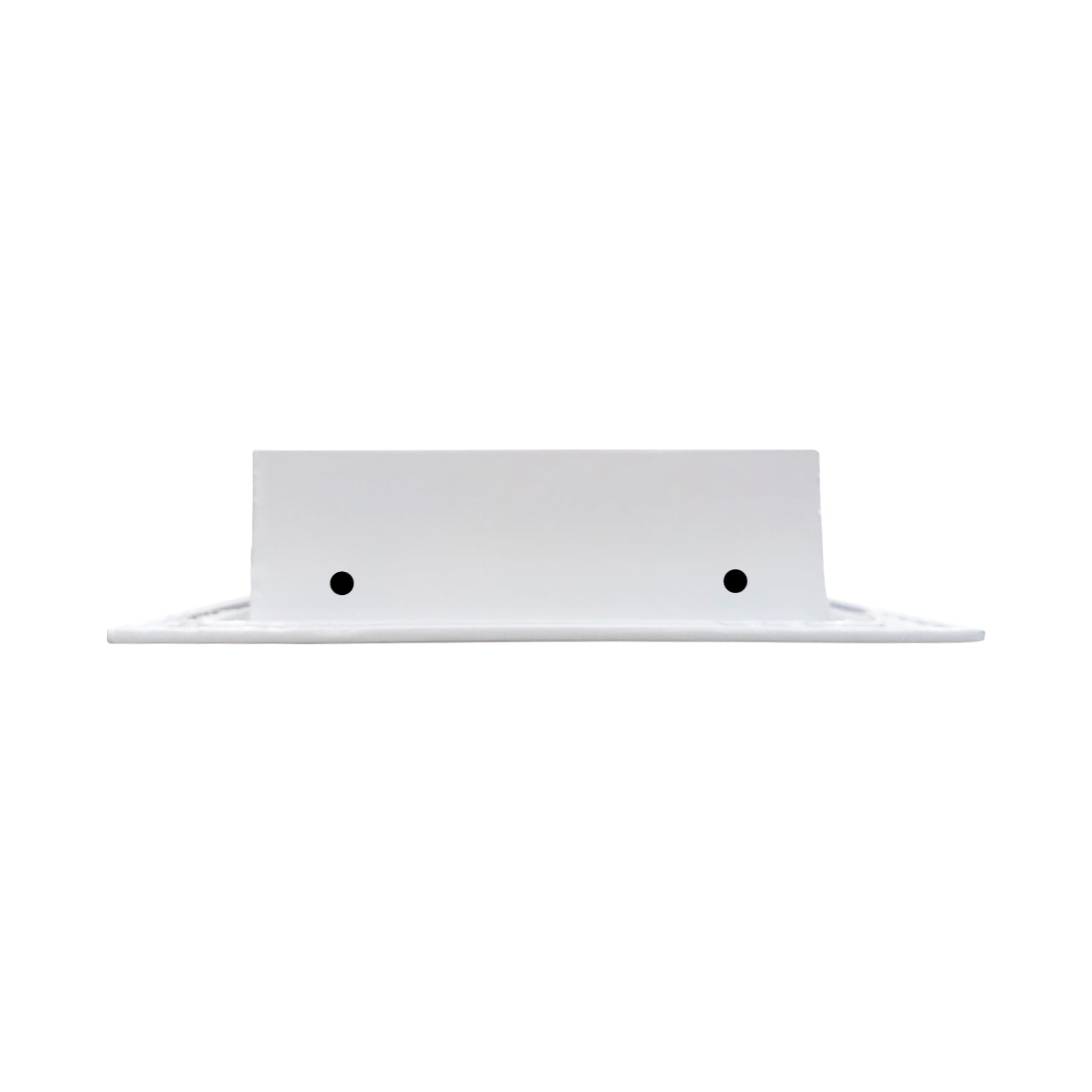 Side of 12 Inch 3 slot Linear Air Vent Cover White - 12 Inch 3 slot Linear Diffuser White - Texas Buildmart