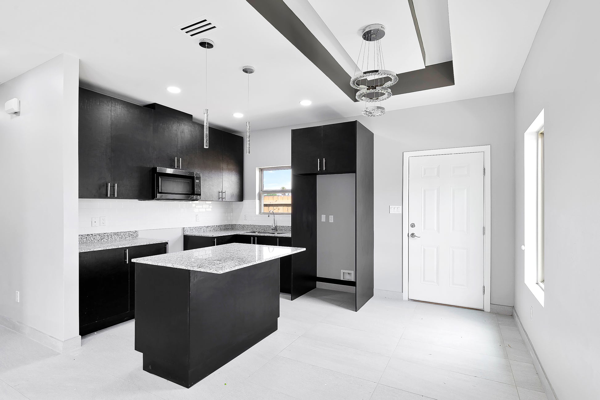 Lifestyle 2 of 36x16 Modern Air Vent Cover White - 36x16 Standard Linear Slot Diffuser White - Texas Buildmart