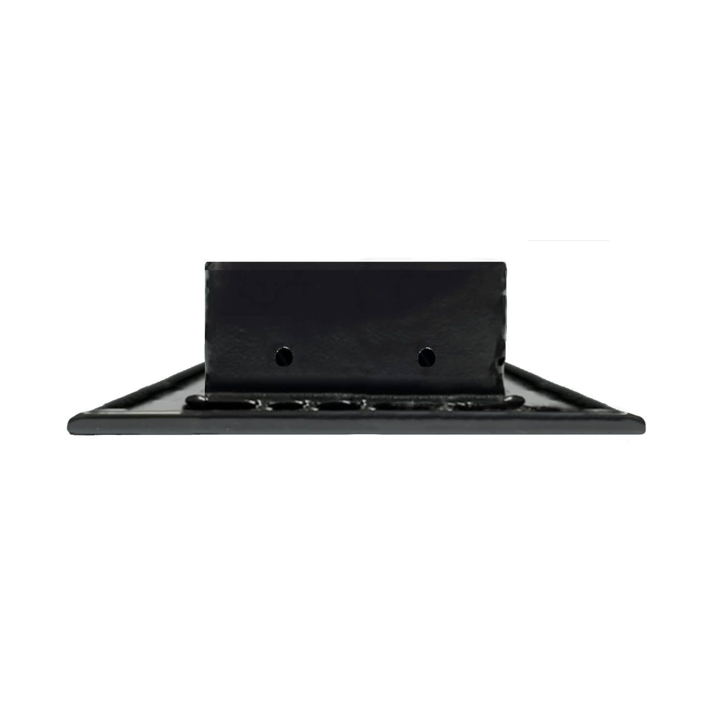 Side of 24 Inch 2 Slot Linear Air Vent Cover Black - 24 Inch 2 Slot Linear Diffuser Black - Texas Buildmart